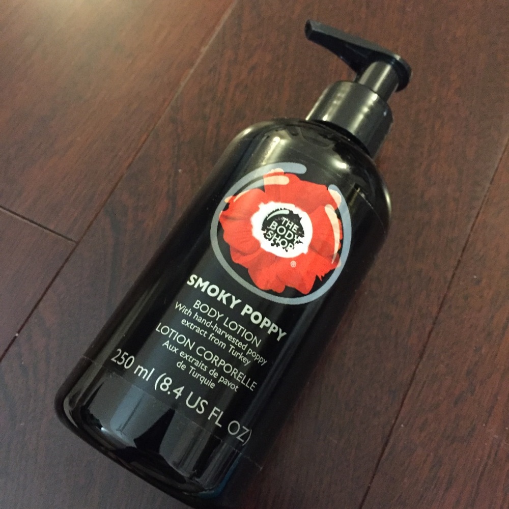 NEW RARE Smoky Poppy Body Lotion - The Body Shop